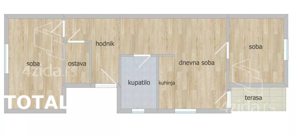 Dvoiposoban stan | 4zida