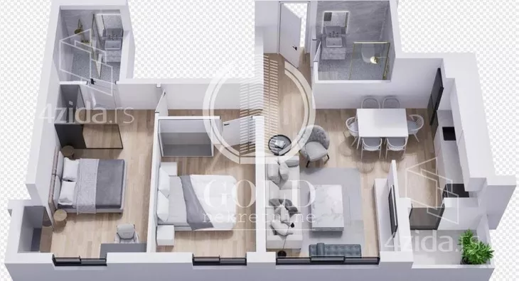 Trosoban stan | 4zida