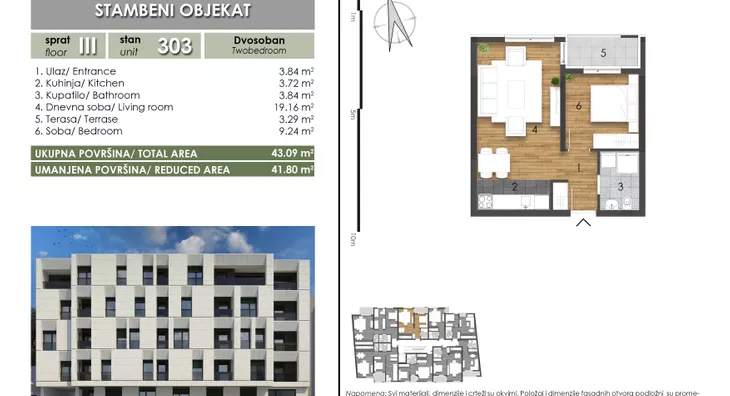 Dvosoban stan | 4zida