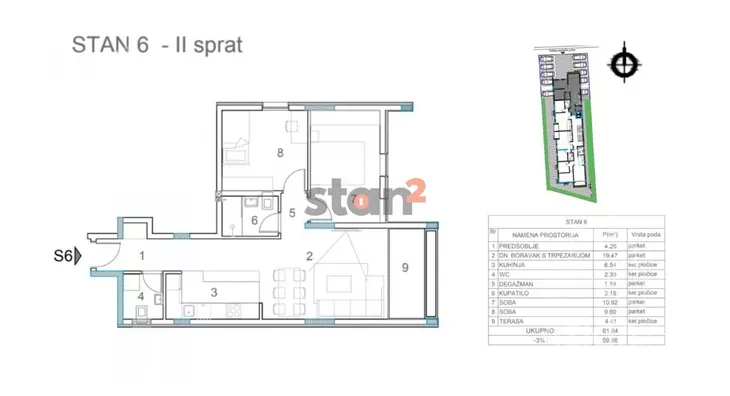 Dvoiposoban stan | 4zida