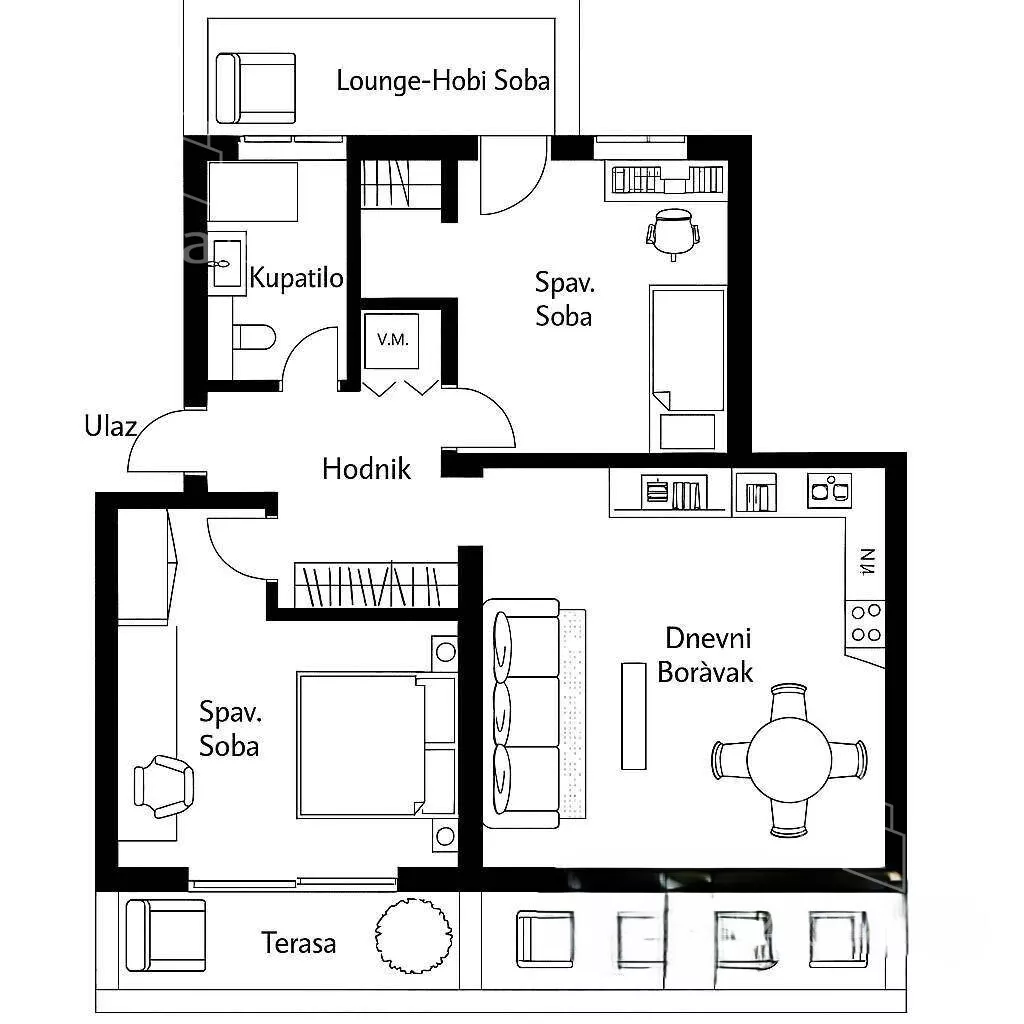 Trosoban stan | 4zida