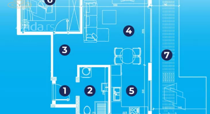 Jednosoban stan | 4zida