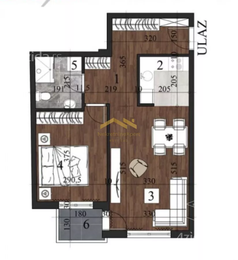 Dvosoban stan | 4zida