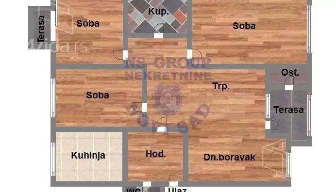 Troiposoban stan | 4zida