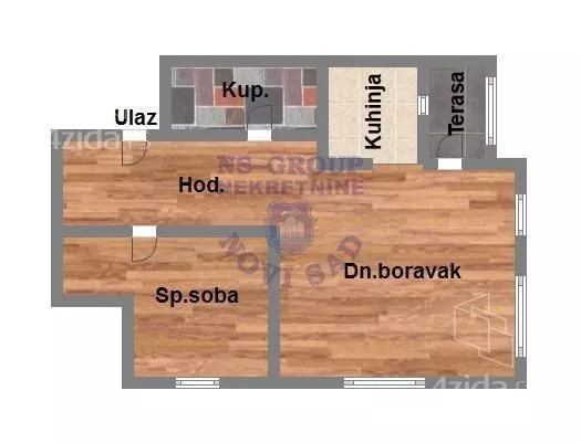Dvosoban stan | 4zida