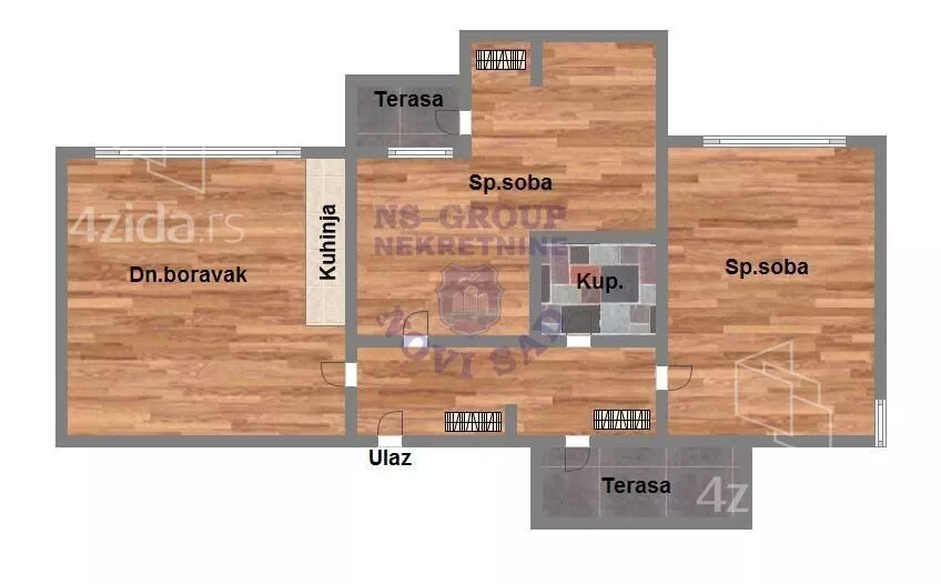 Trosoban stan | 4zida