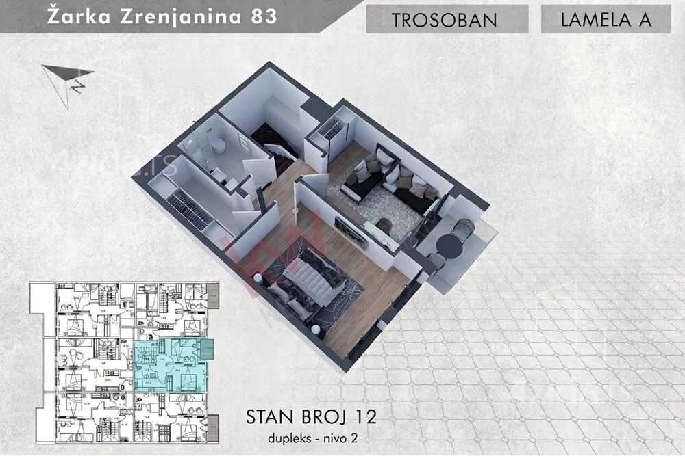 Trosoban stan | 4zida