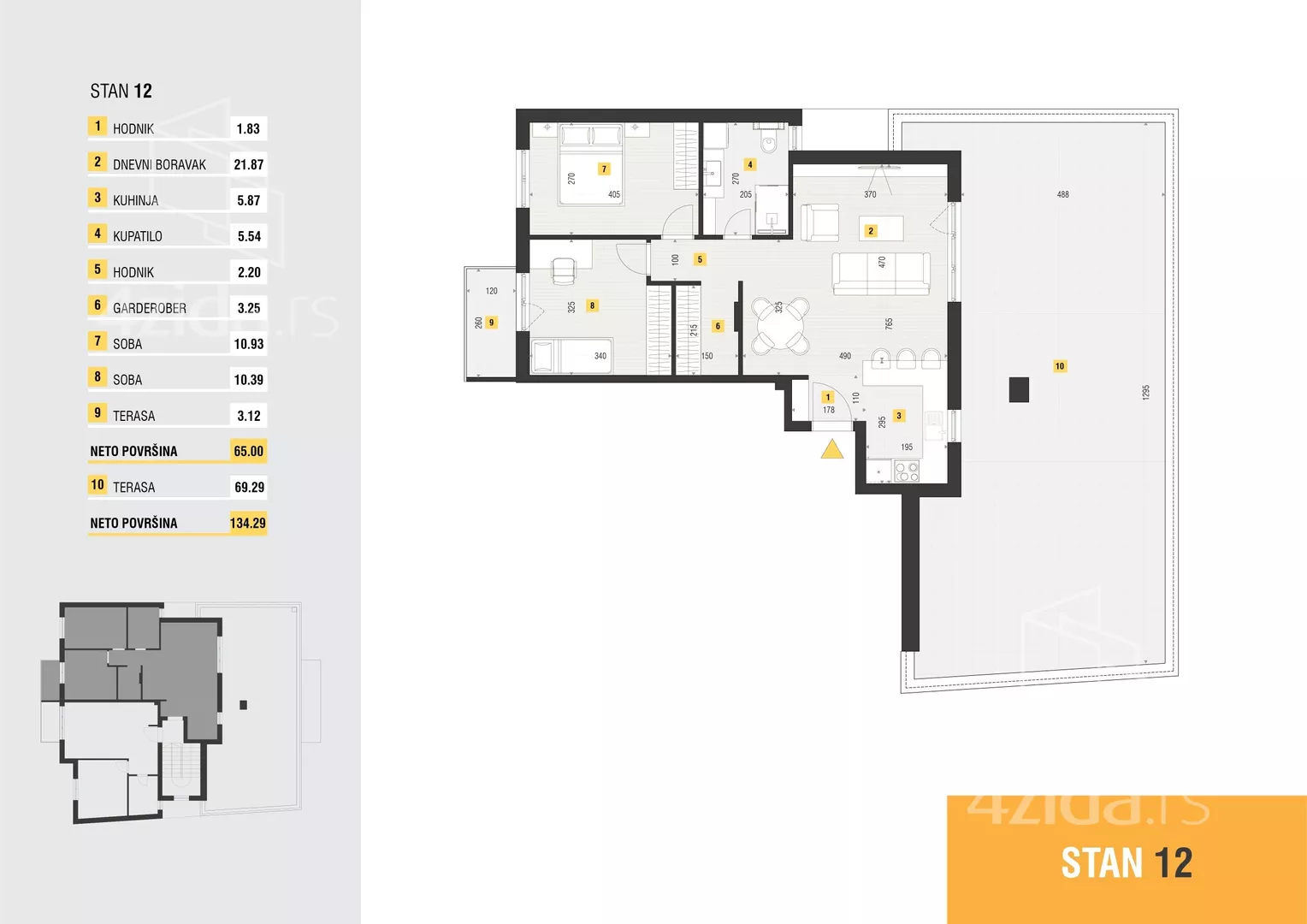Dvoiposoban stan | 4zida