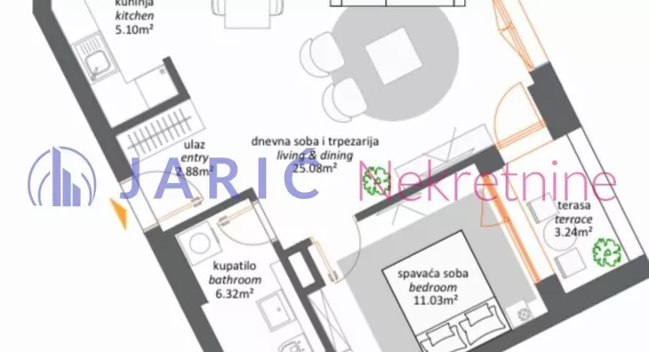 Dvosoban stan | 4zida