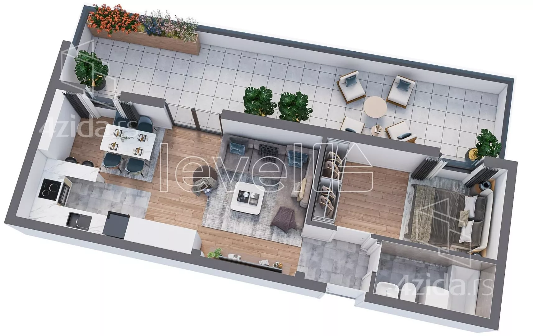 Dvosoban stan | 4zida