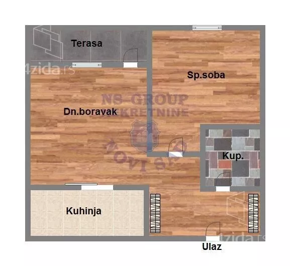 Dvosoban stan | 4zida