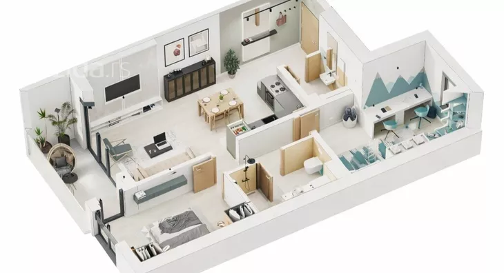 Trosoban stan | 4zida