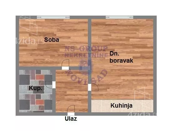 Jednoiposoban stan | 4zida