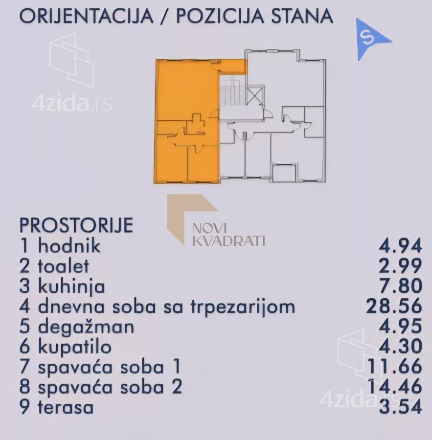 Trosoban stan | 4zida