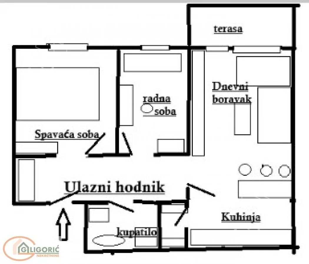Trosoban stan | 4zida