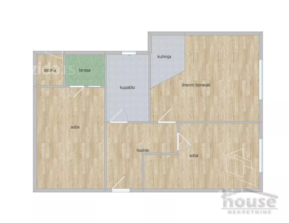 Trosoban stan | 4zida