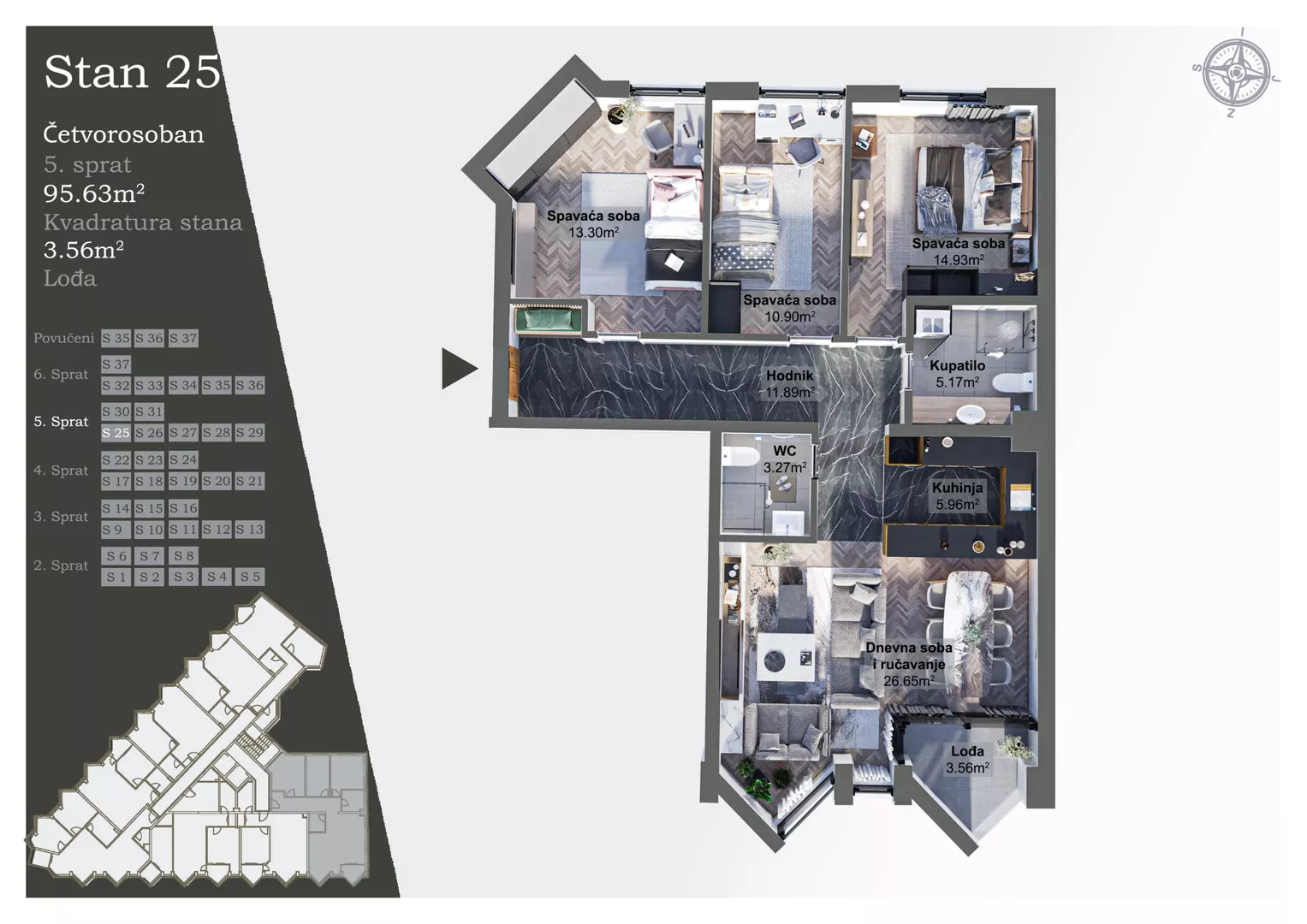 Četvorosoban | 4zida