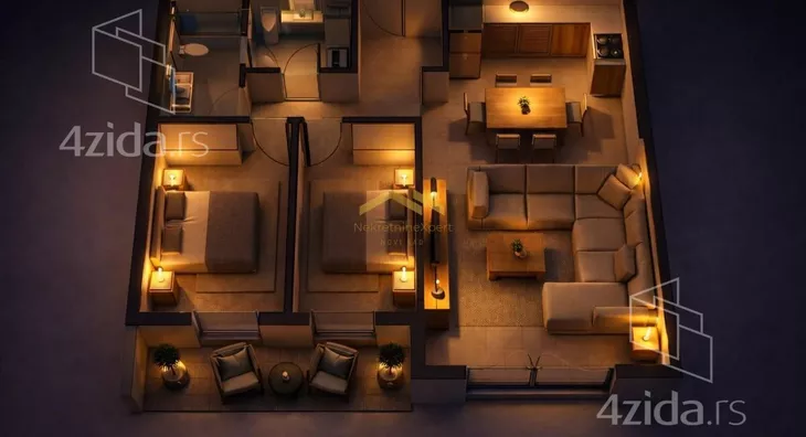 Trosoban stan | 4zida