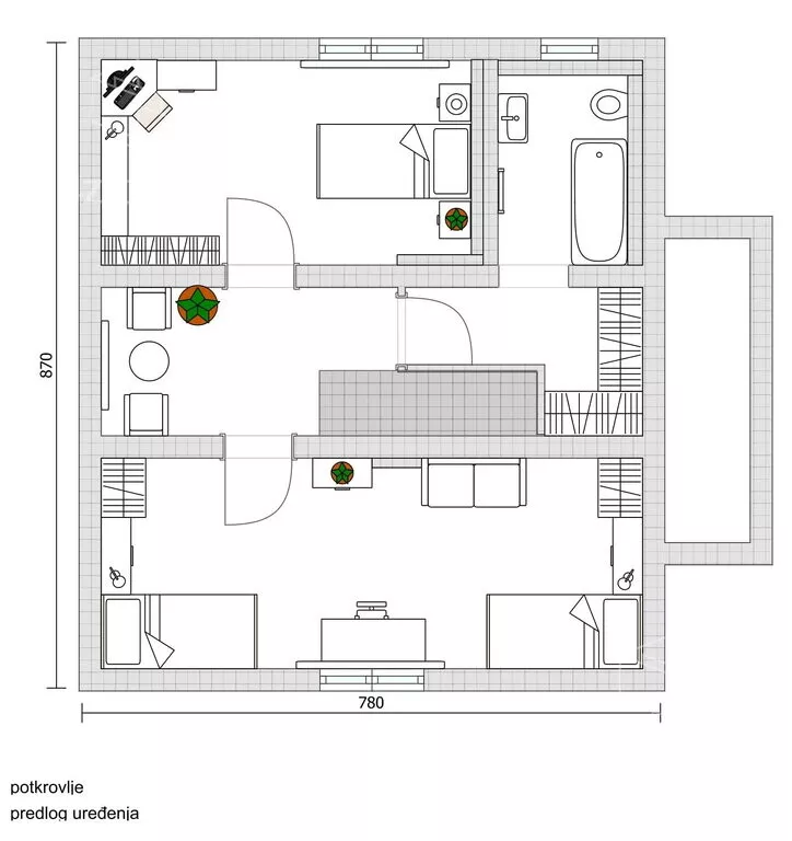 2-etažna kuća | 4zida