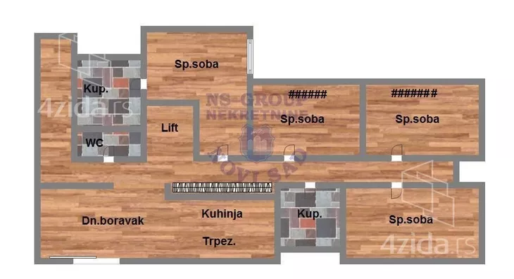 Petosoban stan | 4zida