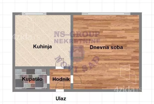 Jednosoban stan | 4zida