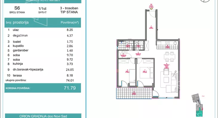 Četvorosoban stan | 4zida