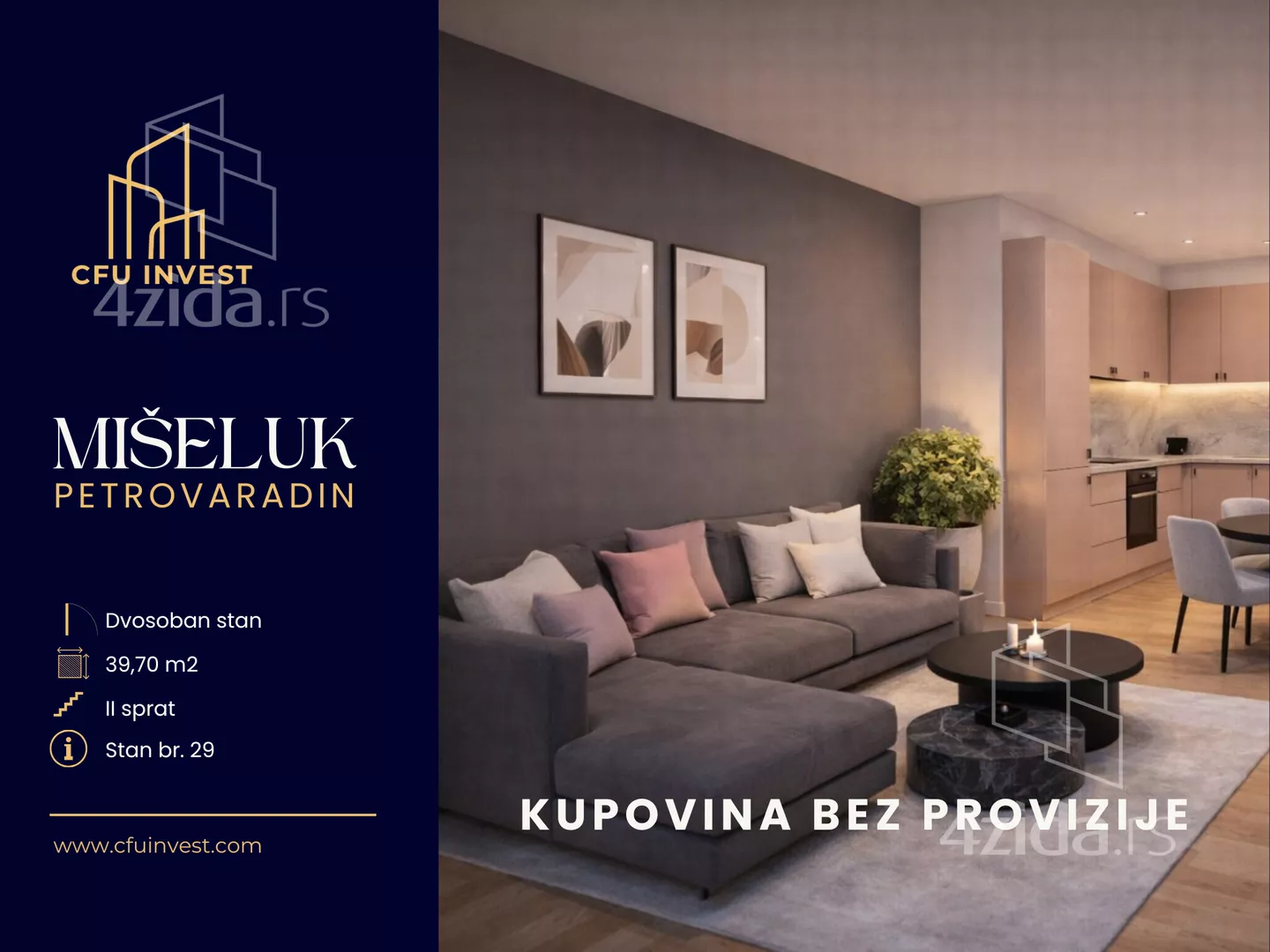 Dvosoban stan | 4zida