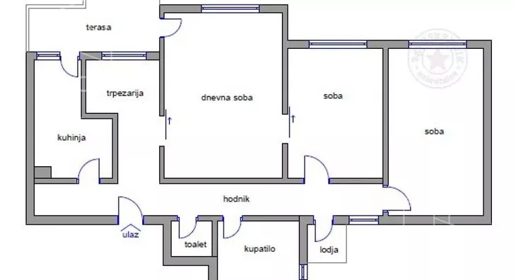 Trosoban stan | 4zida