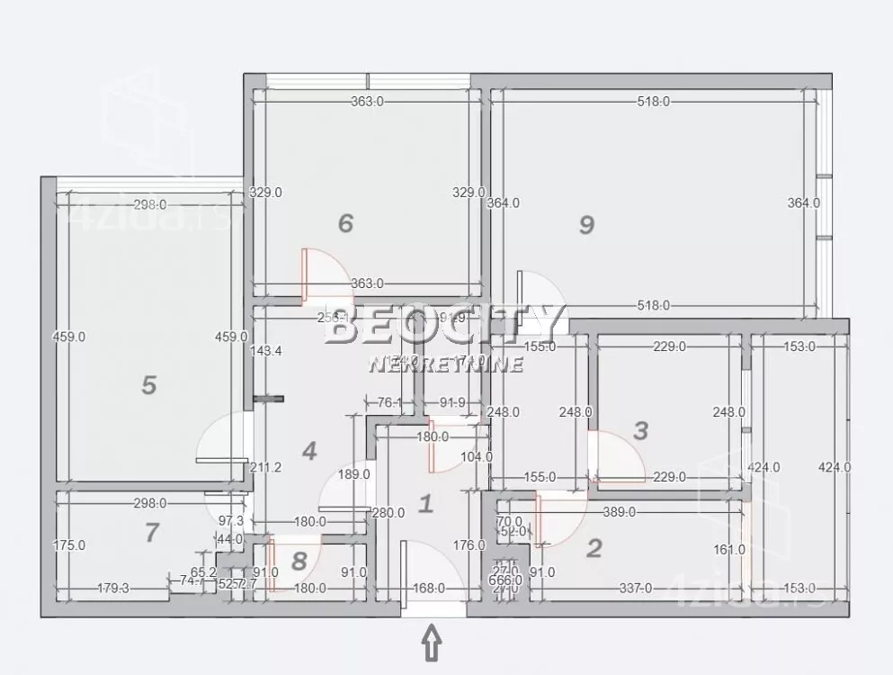 Trosoban stan | 4zida