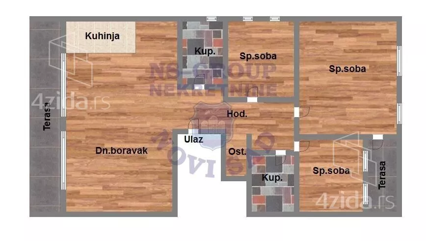 Troiposoban stan | 4zida