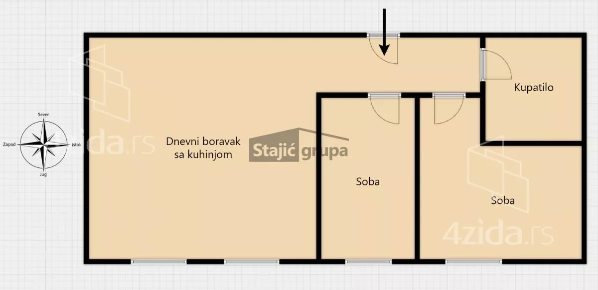 Dvoiposoban stan | 4zida