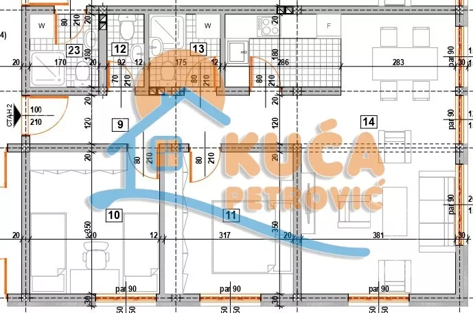 Trosoban stan | 4zida