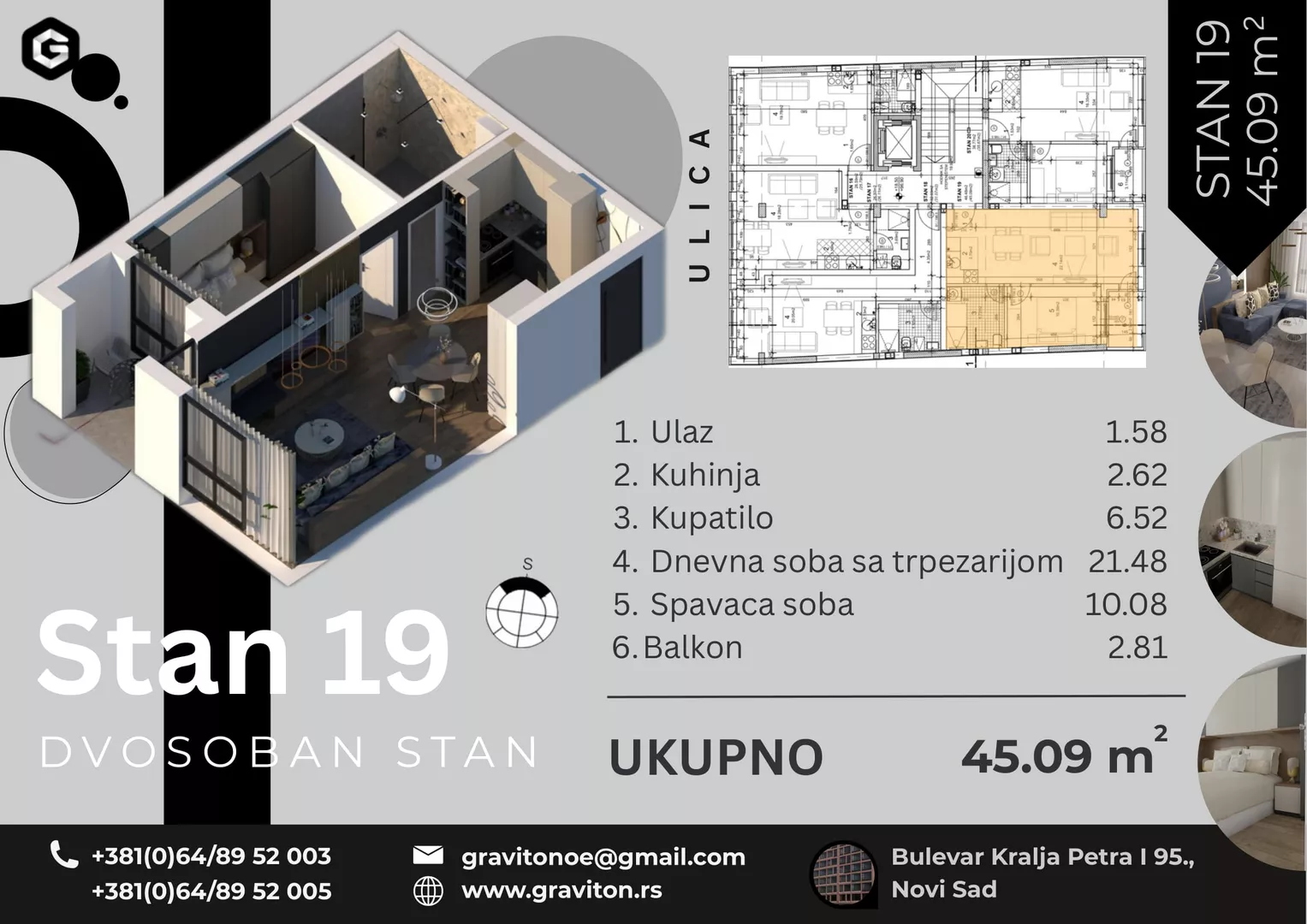 Dvosoban stan | 4zida