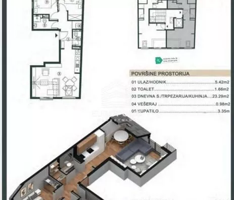 Dvoiposoban stan | 4zida