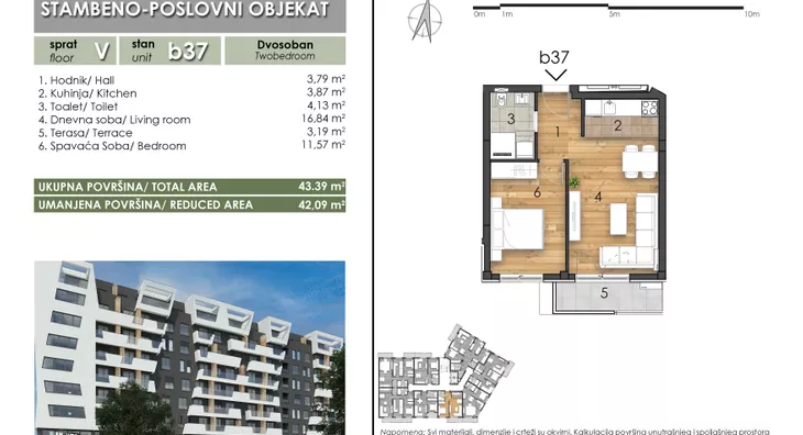 Dvosoban stan | 4zida