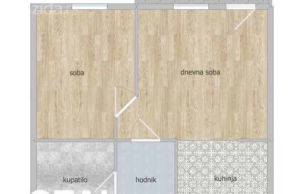 Jednoiposoban stan | 4zida