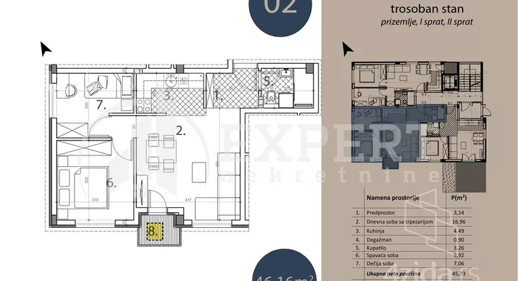 Trosoban stan | 4zida