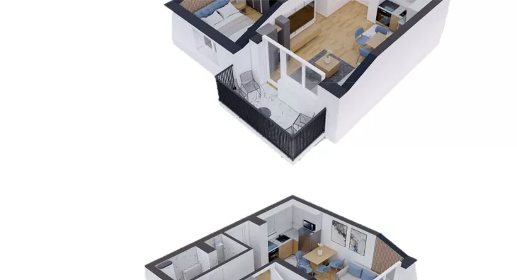 Jednoiposoban stan | 4zida