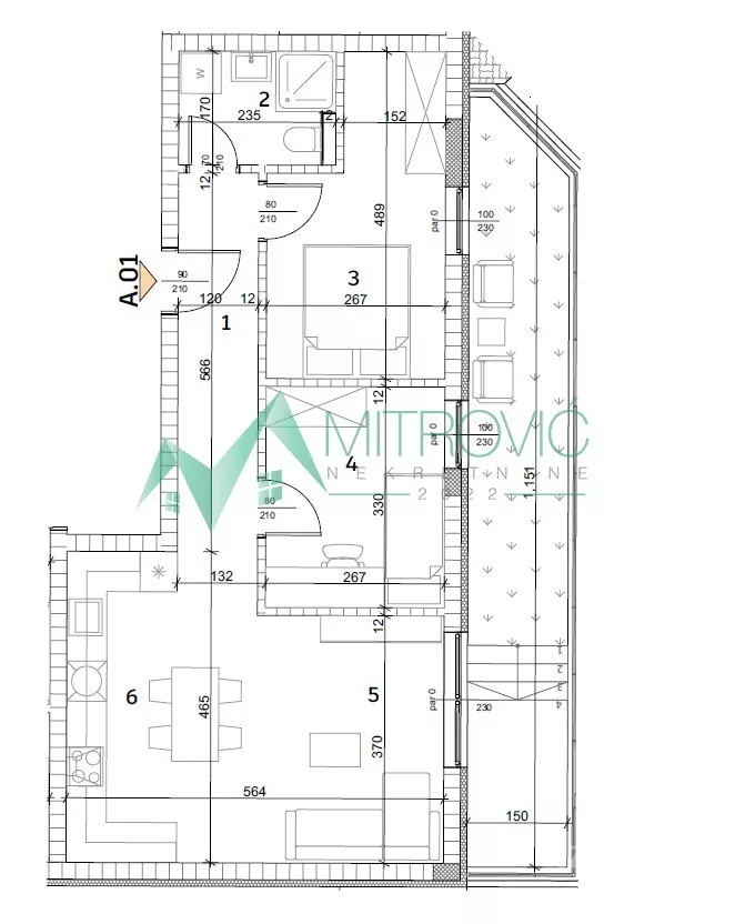 Dvoiposoban stan | 4zida