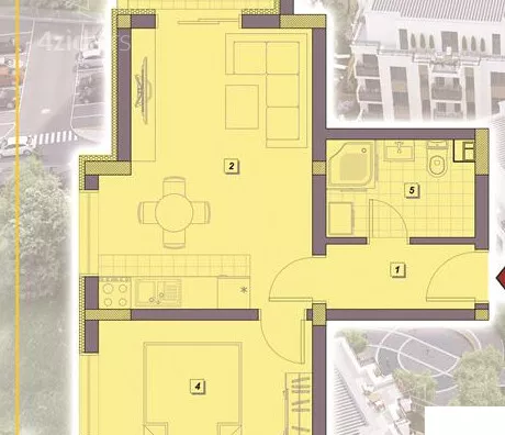 Jednoiposoban stan | 4zida