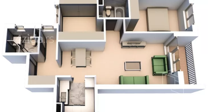 Dvoiposoban stan | 4zida