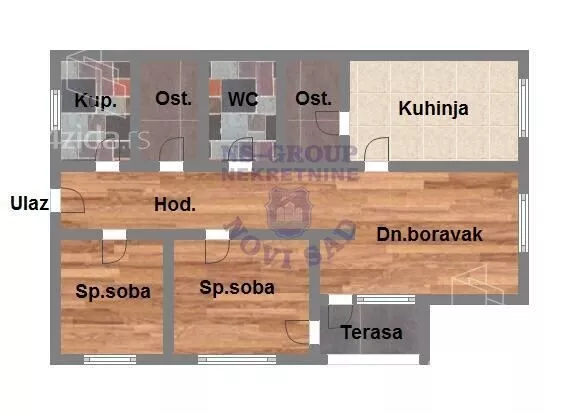 Trosoban stan | 4zida