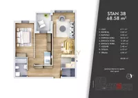 Trosoban stan | 4zida