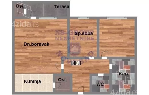 Trosoban stan | 4zida