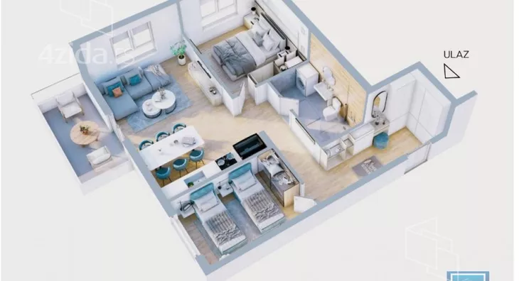 Dvosoban stan | 4zida