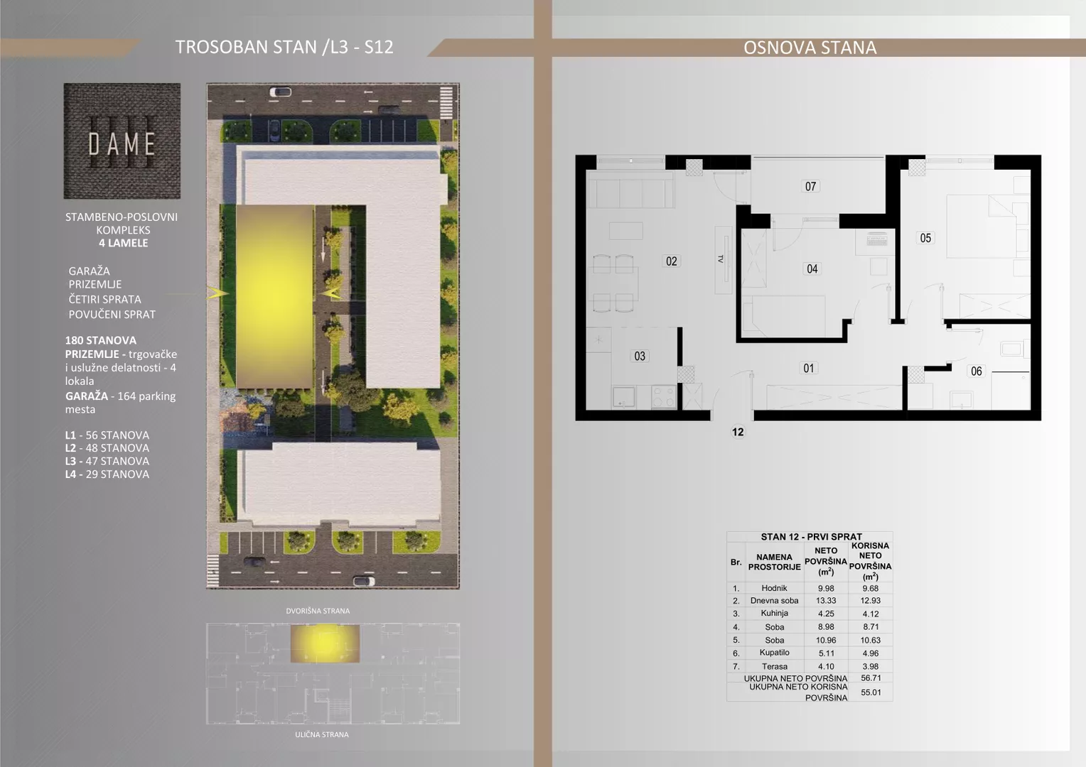 Trosoban stan | 4zida