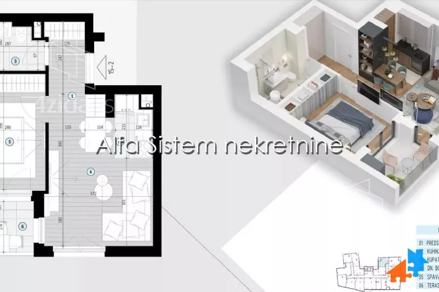 Dvosoban stan | 4zida