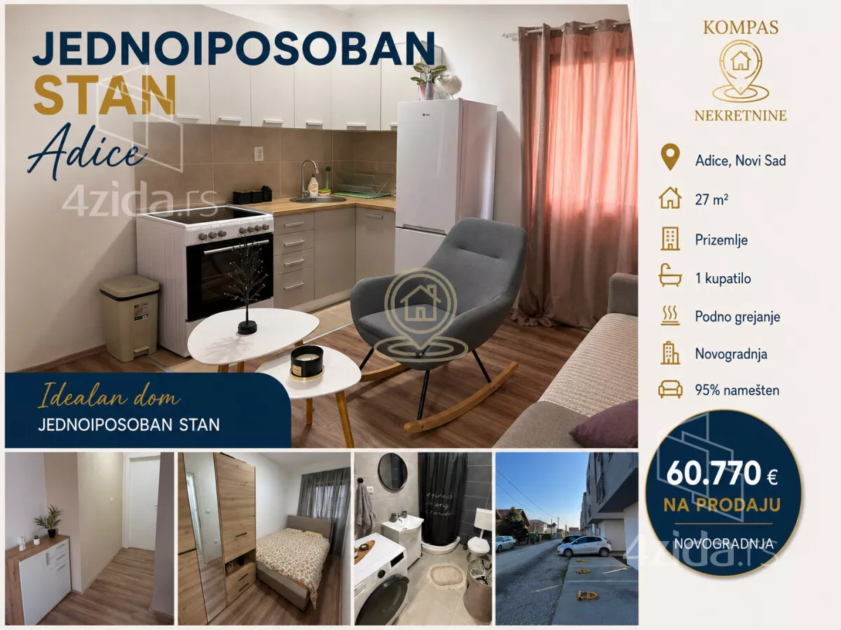 Jednoiposoban stan | 4zida