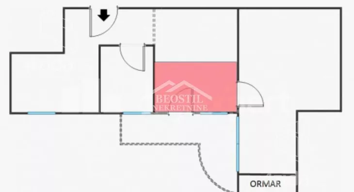 Jednoiposoban stan | 4zida