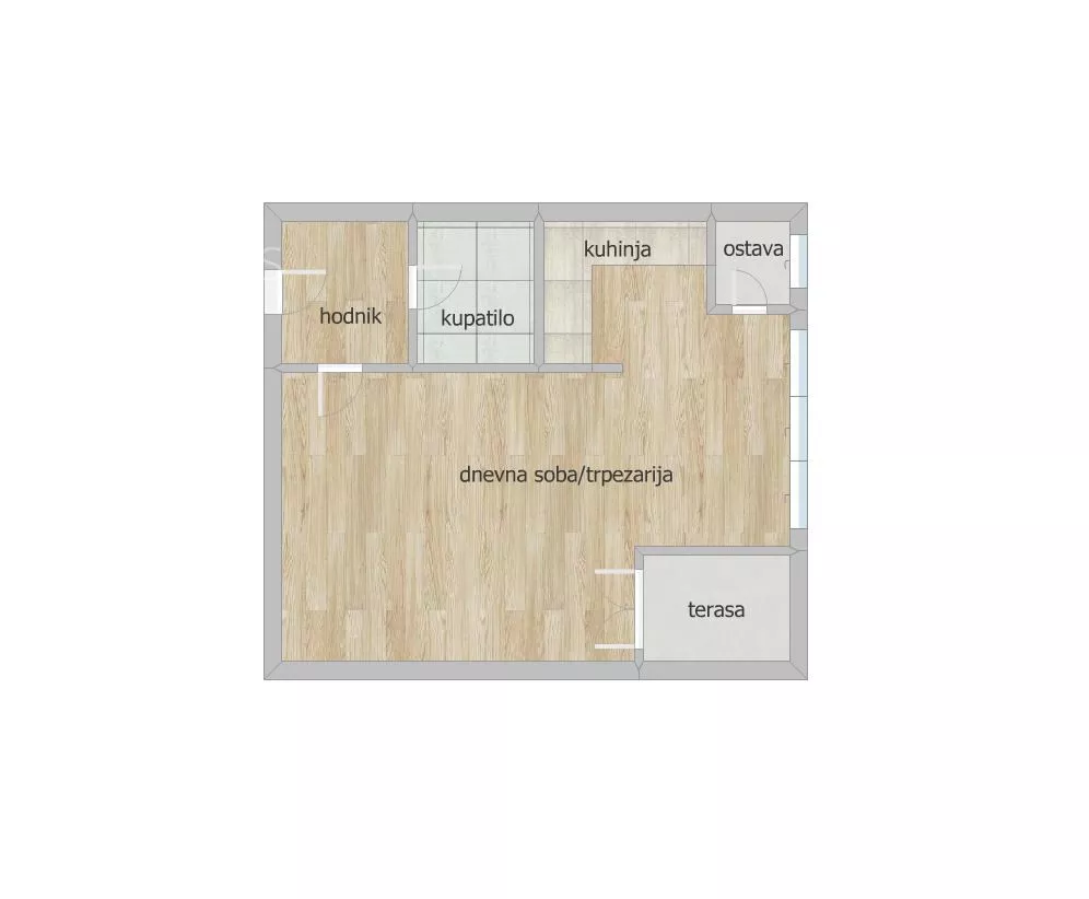 Jednosoban stan | 4zida